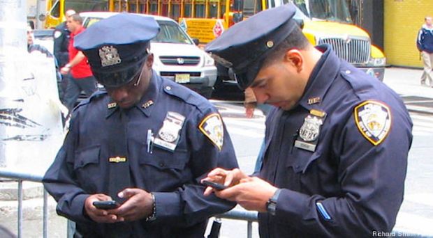 Coppers snooping cellphones